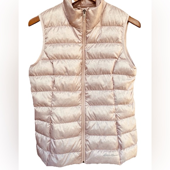 Eddie Bauer Down Vest Women’s Medium CirrusLite EB650 Zip NWT - Picture 2 of 11